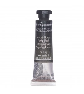 Tinta Aquarela Sennelier L'Aquarelle Extra Fine 10ml S1 753 Lamp Black