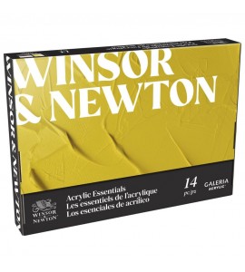Estojo Tinta Acrílica Winsor & Newton Galeria Essentials 12ml 14 Peças