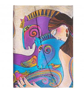 Paperblanks Maria and Mares Midi Capa Dura Sem Pauta
