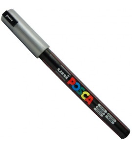 Caneta Posca Uni Ball PC-1MR Prata