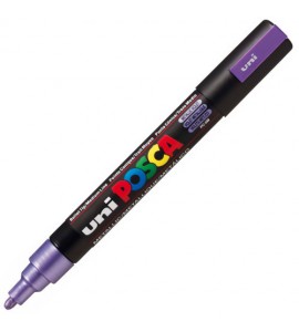 Caneta Posca Uni Ball PC-5M Violeta Metálico