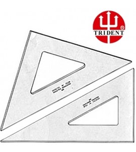 Conjunto de Esquadros Trident sem Graduação 50cm