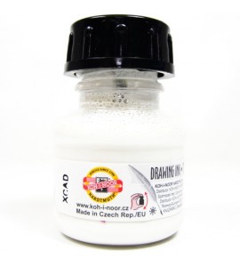 Tinta Nanquim Koh-i-Noor 20g Branco 