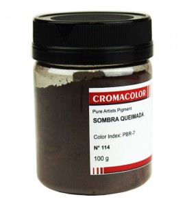 Pigmento Artístico Cromacolor Puro 114 Sombra Queimada 100g