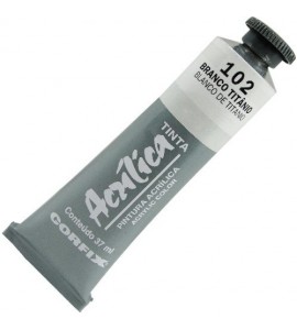 Tinta Acrílica Corfix 37ml 102 Branco Titânio