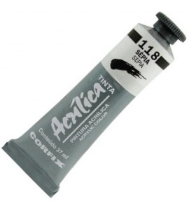 Tinta Acrílica Corfix 37ml 118 Sépia