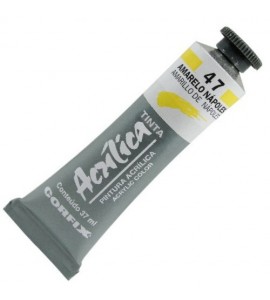 Tinta Acrílica Corfix 37ml 047 Amarelo Nápoles