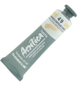 Tinta Acrílica Corfix 37ml 049 Amarelo Nápoles Carne