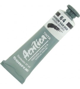 Tinta Acrílica Corfix 37ml 064 Marrom Van Dick