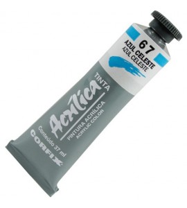 Tinta Acrílica Corfix 37ml 067 Azul Celeste