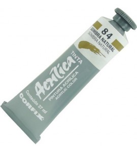 Tinta Acrílica Corfix 37ml 084 Sombra Natural