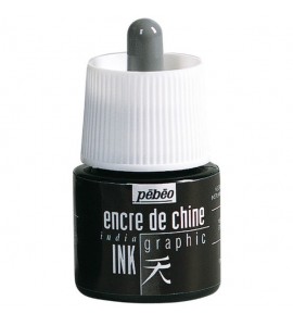 Tinta Nanquim Pebeo Preta 45ml