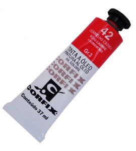 Tinta a Óleo Corfix 37ml 042 Vermelho Cádmio G3