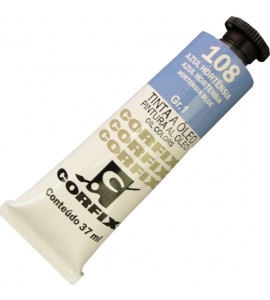 Tinta a Óleo Corfix 37ml 108 Azul Hortênsia G1