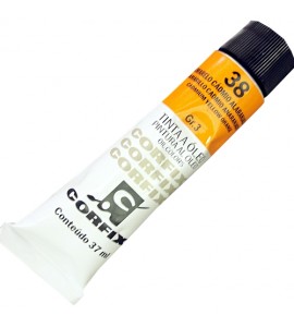 Tinta a Óleo Corfix 37ml 038 Amarelo Cád. Alaranjado G3