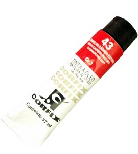 Tinta a Óleo Corfix 37ml 043 Vermelho Cád. Escuro G3