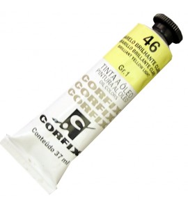 Tinta a Óleo Corfix 37ml 046 Amarelo Brilhante Claro G1