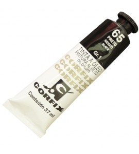 Tinta a Óleo Corfix 37ml 065 Preto G1