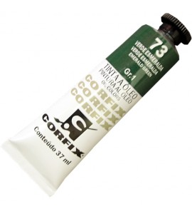 Tinta a Óleo Corfix 37ml 073 Verde Esmeralda G1