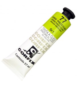 Tinta a Óleo Corfix 37ml 077 Verde Inglês Claro G1