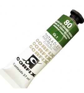 Tinta a Óleo Corfix 37ml 080 Óxido Cromo Verde G1