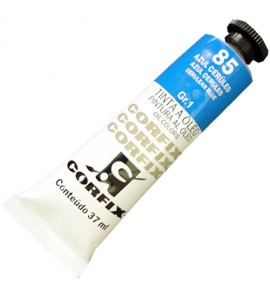Tinta a Óleo Corfix 37ml 085 Azul Cerúleo G1