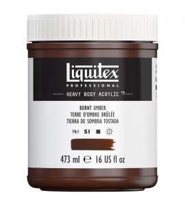 Tinta Acrílica Heavy Body 473ml Burnt Umber 128 Liquitex