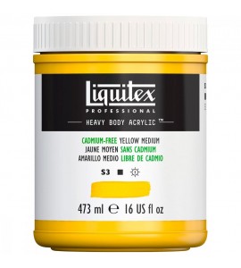 Tinta Acrílica Heavy Body 473ml Cadmium Free Yellow 890 Liquitex