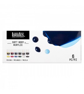 Tinta Acrílica Soft Body 22ml 06 Cores Liquitex 