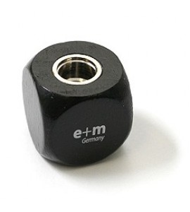 Apontador de Lápis Para Minas 5.6mm E+M Germany Dado Black