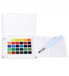 Aquarela em Pastilha KOI Sakura 30 Cores