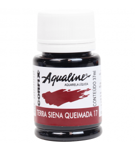 Aqualine Aquarela Líquida Corfix 17 Terra de Siena Queimada 37ml