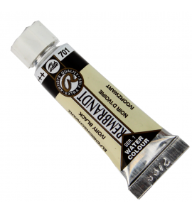 Tinta Aquarela Talens Rembrandt 701 10ml Ivory Black S.1