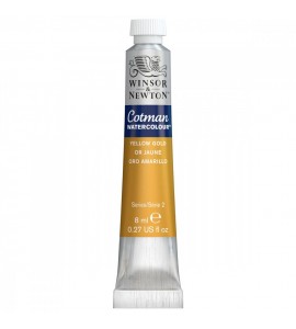 Tinta Aquarela Cotman Winsor & Newton 8ml Yellow Gold 088