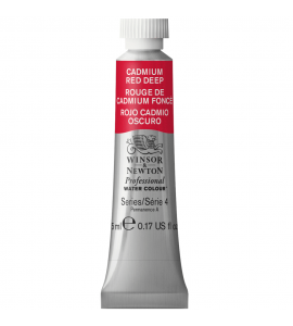 Tinta Aquarela Profissional Winsor & Newton Tubo 5ml S4 097 Cadmium Red Deep