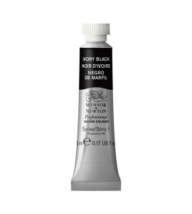 Tinta Aquarela Profissional Winsor & Newton Tubo 5ml S1 331 Ivory Black