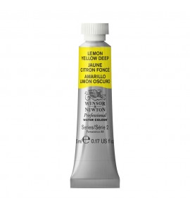 Tinta Aquarela Profissional Winsor & Newton Tubo 5ml S2 348 Lemon Yellow Deep