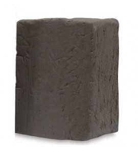 Argila Para Modelagem Negra Profissional 10Kg