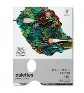 Bloco de Papel Paleta Winsor & Newton Descartável 23x31cm 50 Folhas