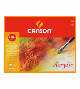 Papel Para Pintura Acrílica Canson 400g/m² 10 Folhas