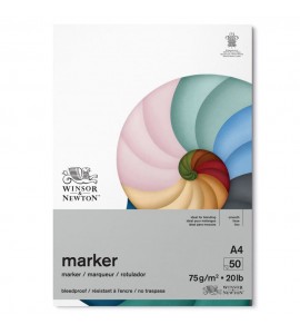 Bloco Winsor & Newton Para Marcador 75g A4 50 Folhas