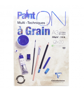 Bloco de Papel Multi Técnicas Paint On A3 250g Clairefontaine
