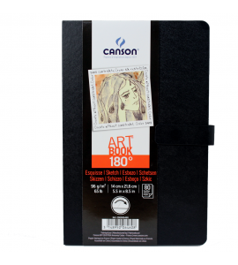 Bloco de Sketch Canson ARTBOOK 180° 14X21,6cm