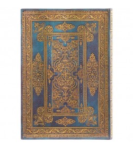 Paperblanks Blue Luxe Midi Pautado Capa Flexível