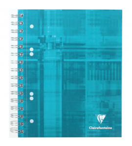 Caderno Quadriculado Bind'O Block Clairefontaine A5+ Turquesa