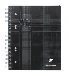 Caderno Quadriculado Bind'O Block Clairefontaine A5+ Preto