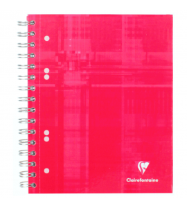 Caderno Quadriculado Bind'O Block Clairefontaine A5+ Vermelho