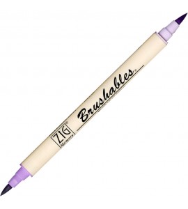 Caneta Brushables Ponta Dupla Kuretake Hyacinth