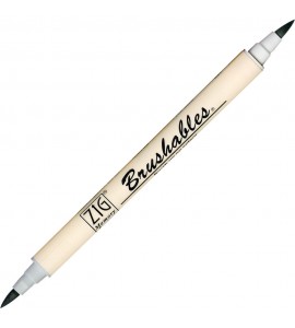 Caneta Brushables Ponta Dupla Kuretake Platinum