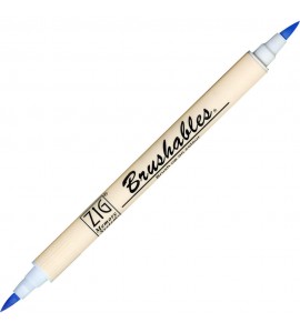 Caneta Brushables Ponta Dupla Kuretake Powder Blue